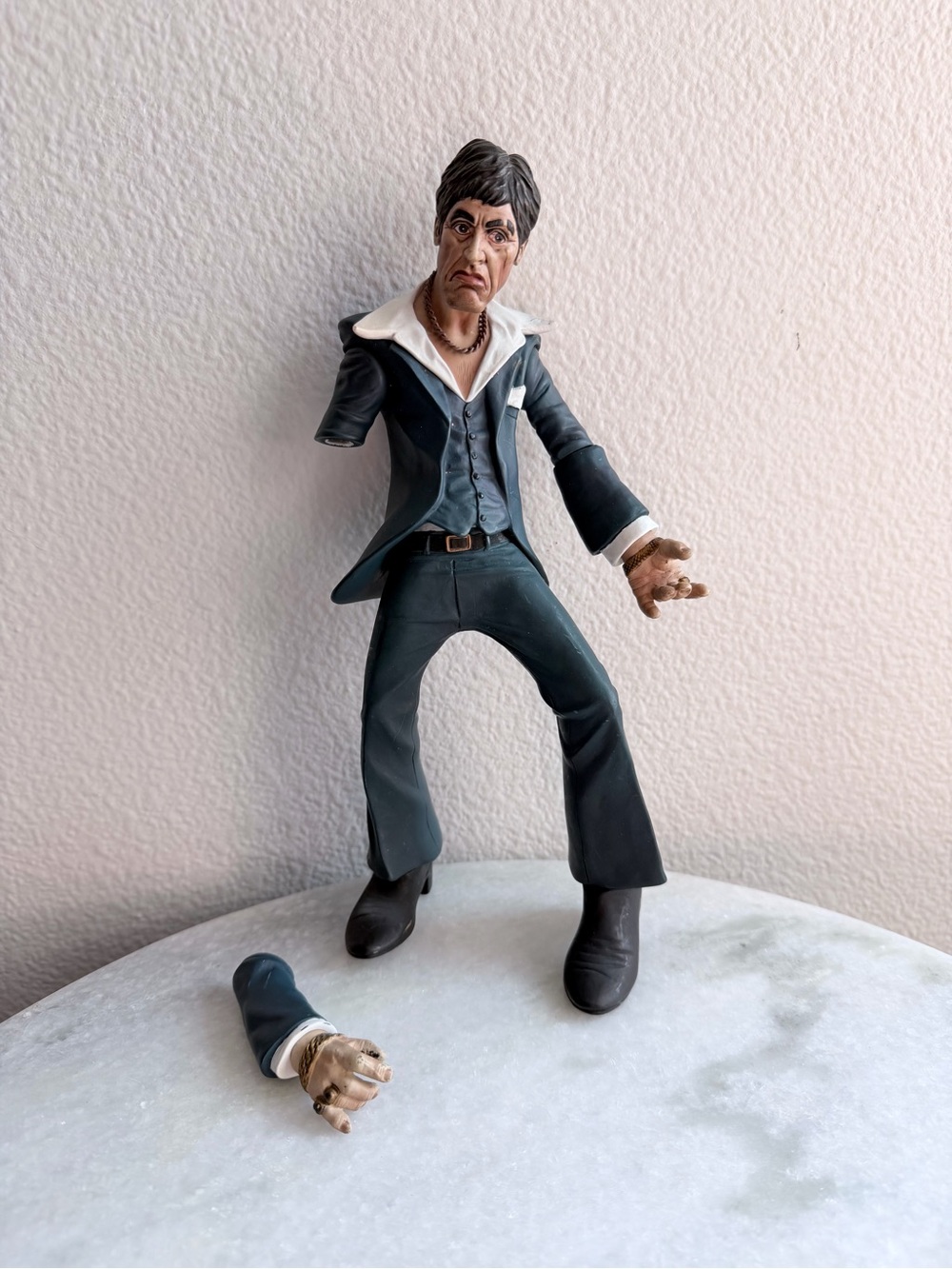 Collectible Vintage Tony Montana scarface figure 11" tall.